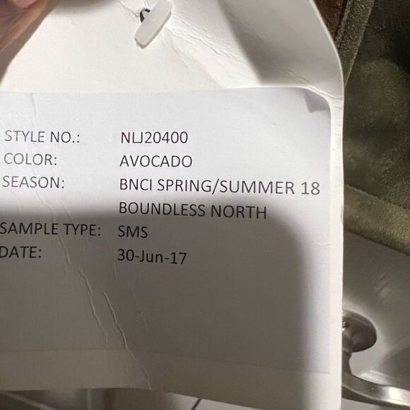 BNCI by Blanc Noir faux suede Boundless North jacket - Picture 4 of 5